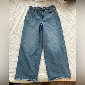 Madewell curvy, perfect vintage, wide leg
